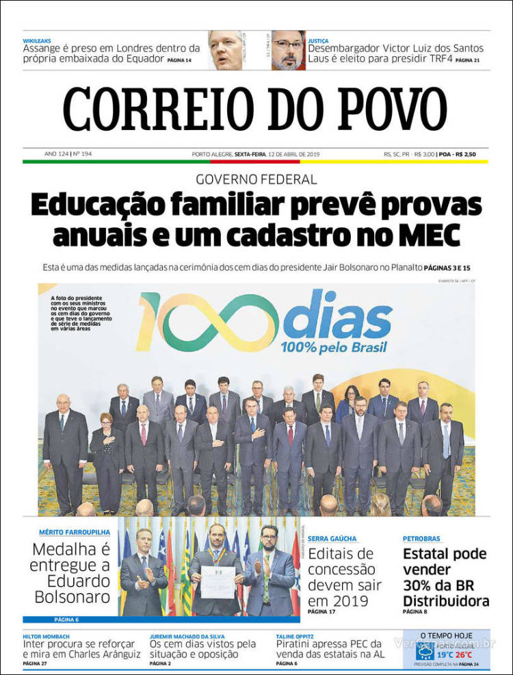 Portada de Correio Do Povo (Brasil)