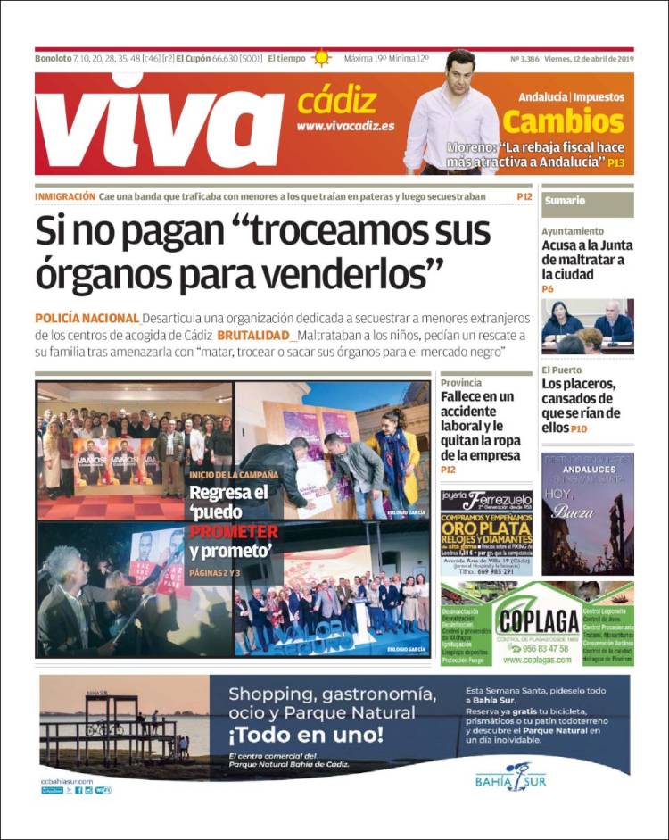 Portada de Información - Cadiz (Espa&ntilde;a)