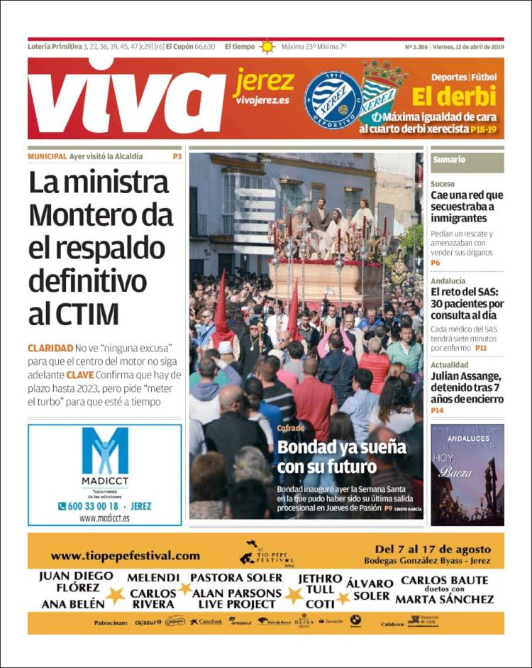 Portada de Información - Jerez (Espa&ntilde;a)