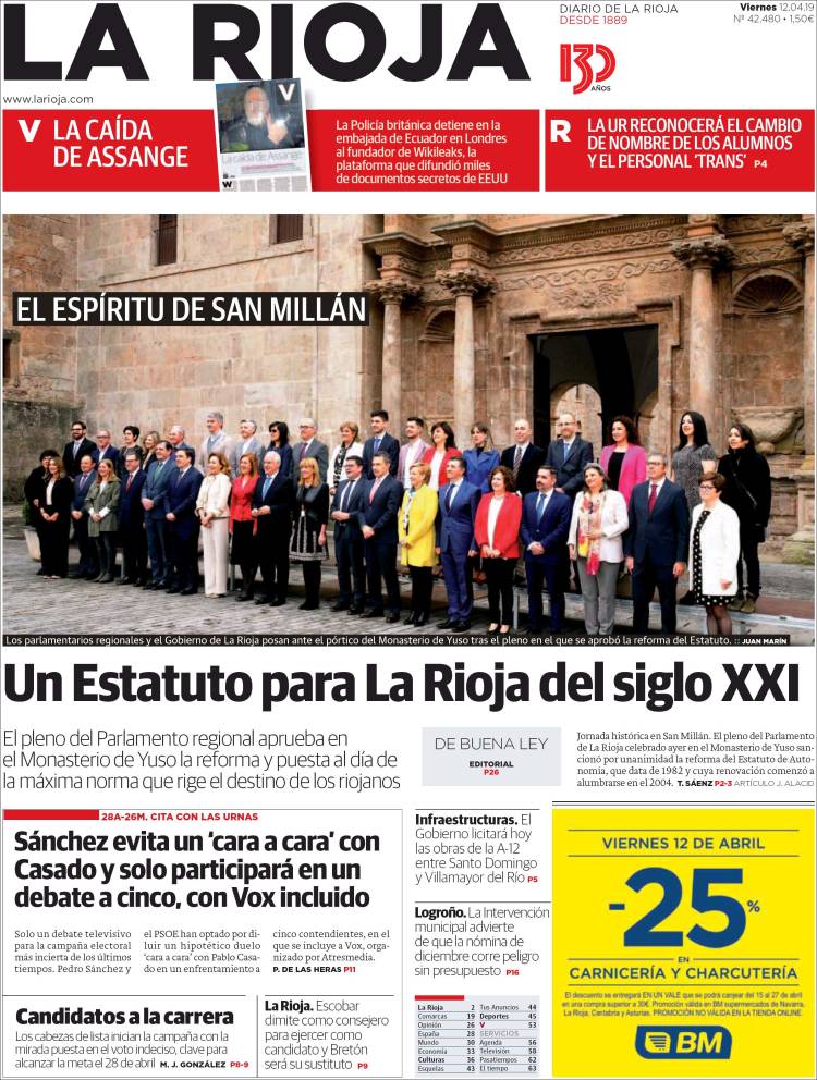 Portada de La Rioja (Espa&ntilde;a)