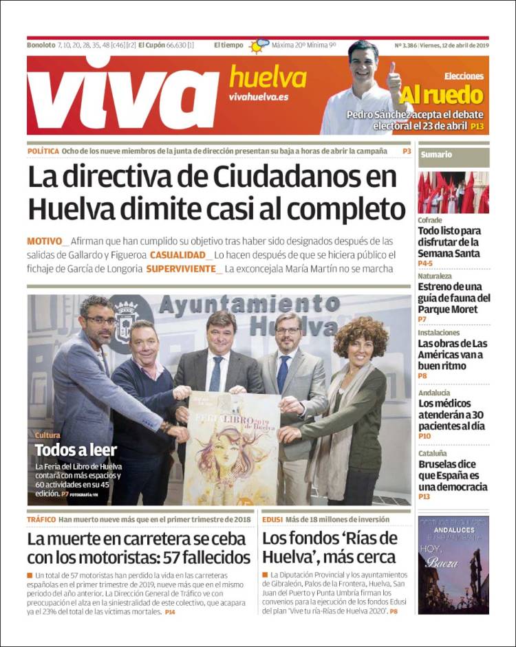 Portada de Viva Huelva (Espa&ntilde;a)