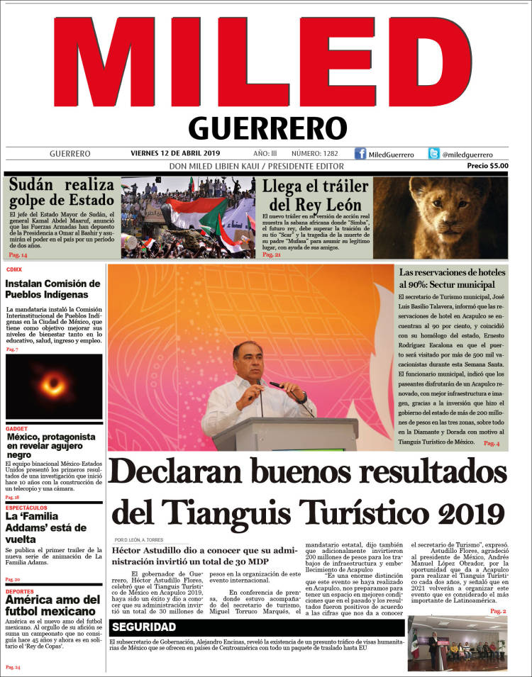 Portada de Miled - Guerrero (M&eacute;xico)