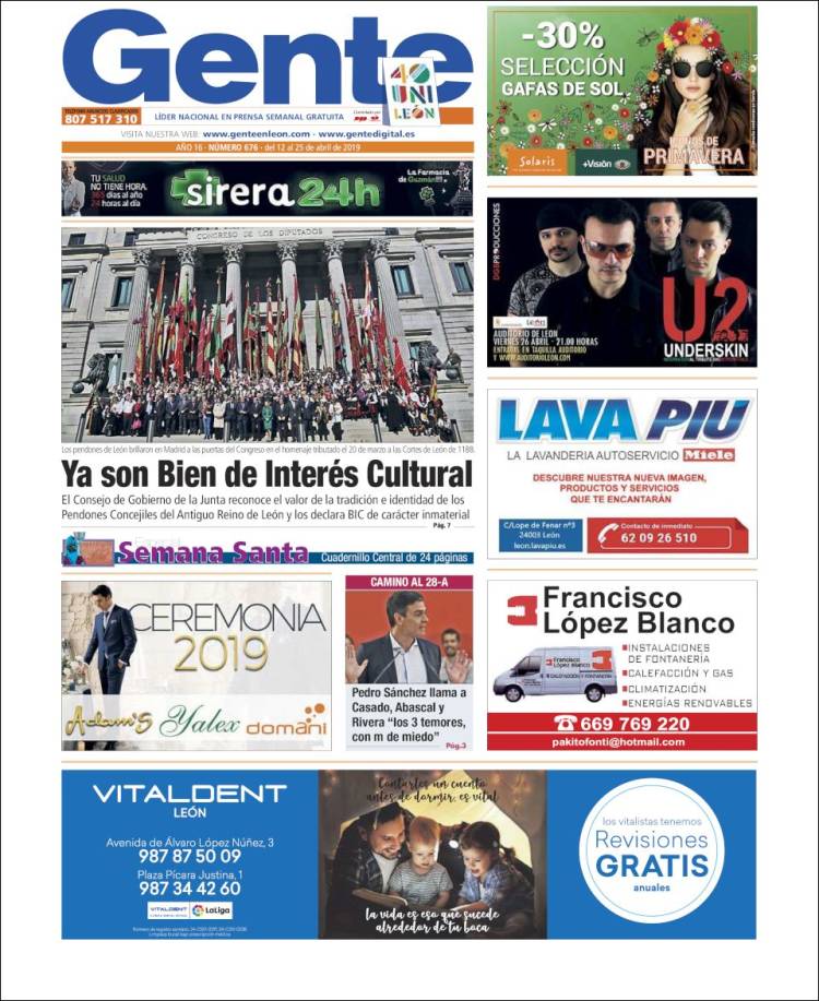Portada de Gente en León (Espa&ntilde;a)