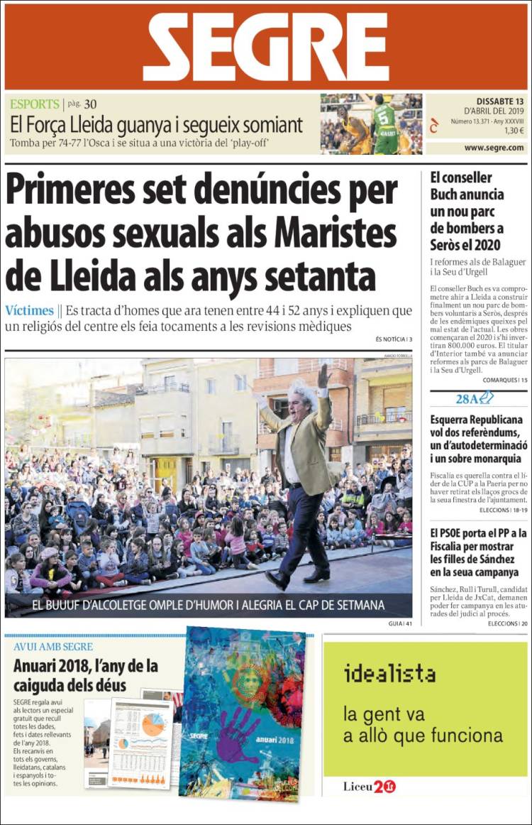 Portada de Segre (Espa&ntilde;a)
