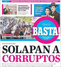 Portada de Diario Basta (México)