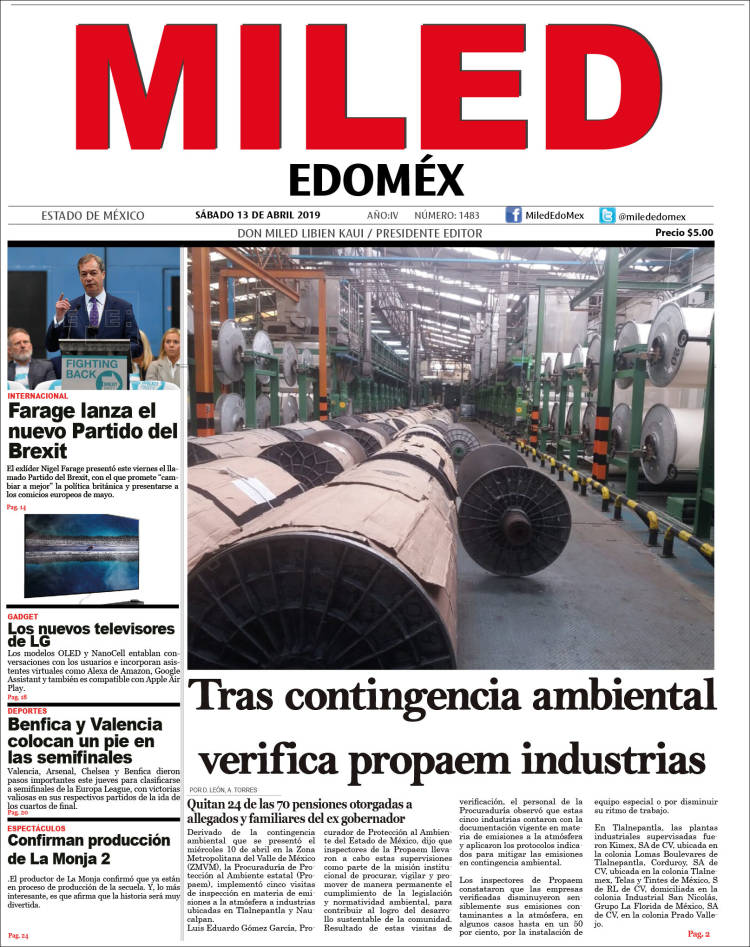 Portada de Miled - Estado de México (México)