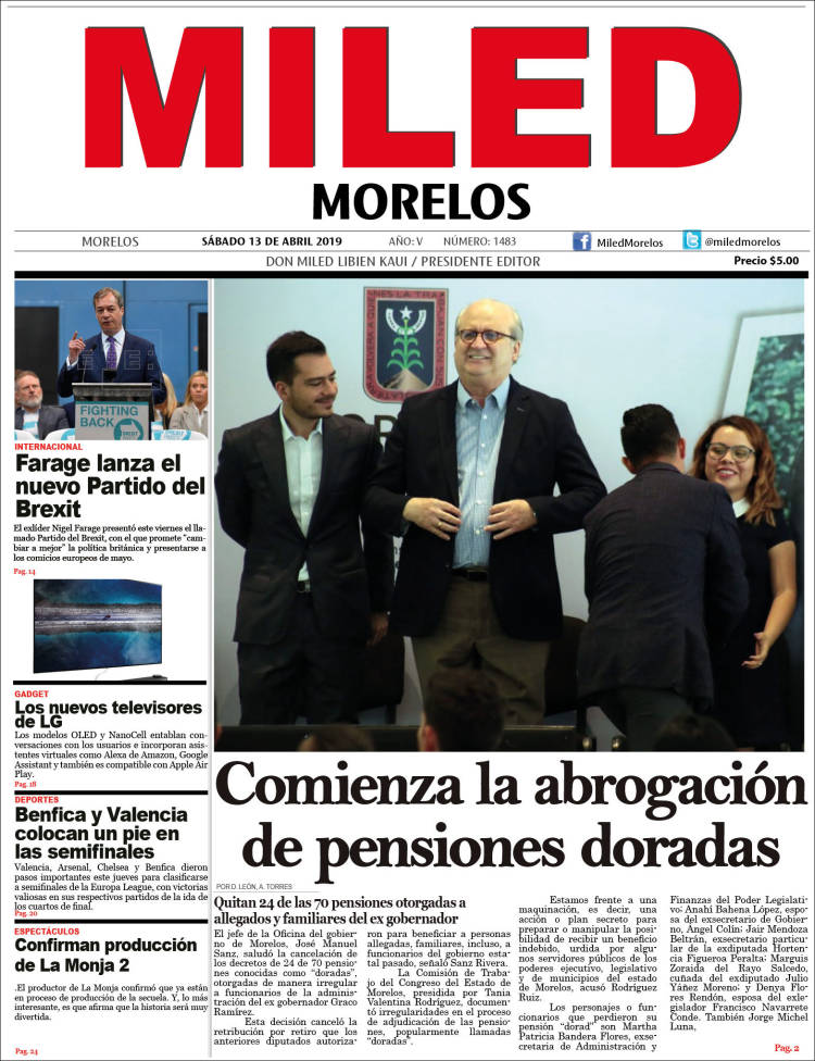 Portada de Miled - Morelos (México)