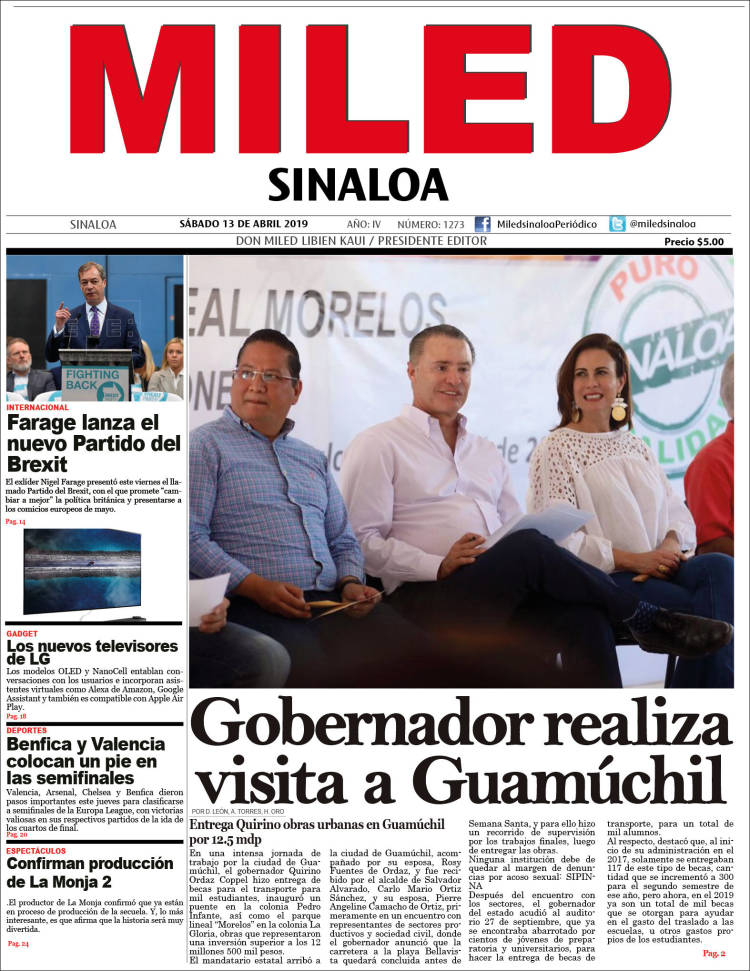 Portada de Miled - Sinaloa (Mexico)