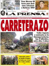 Portada de La Prensa (Mexico)