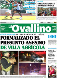 Portada de El Ovallino (Chile)