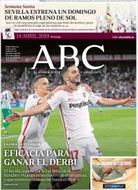 Portada de ABC - Sevilla (España)