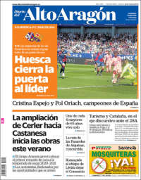 Portada de Diario del AltoAragón (España)