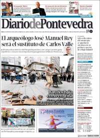 Portada de Diario de Pontevedra (España)