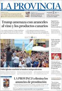 Portada de La Provincia (España)