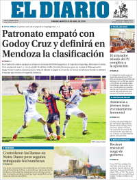 Portada de El Diario de Paraná (Argentine)
