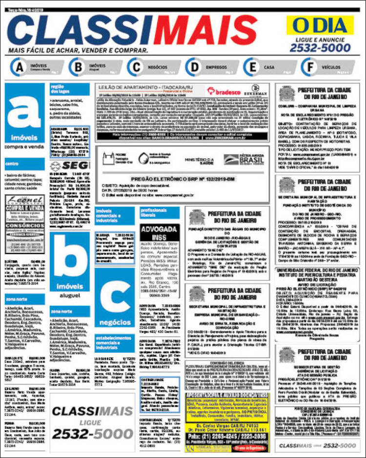 Portada de O Dia (Brasil)