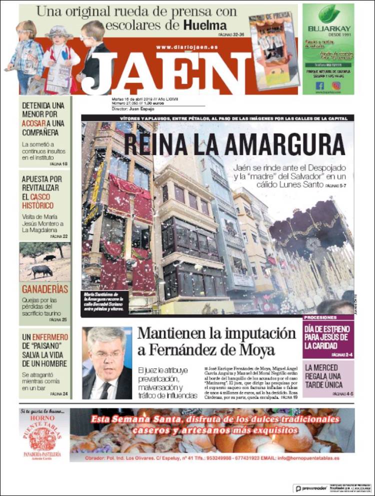 Portada de Diario Jaén (Espagne)