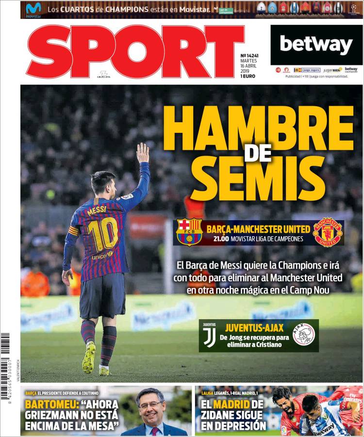 Portada de Sport (Espa&ntilde;a)