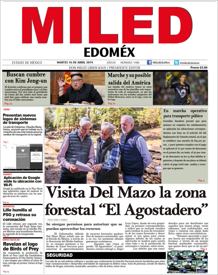 Portada de Miled - Estado de México (M&eacute;xico)