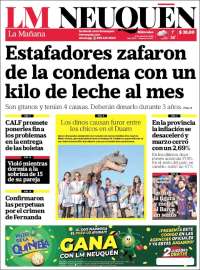 Portada de La Mañanade Neuquén (Argentina)