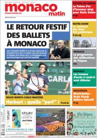 Portada de Nice-Matin (Francia)