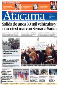 Portada de Diario de Atacama (Chile)