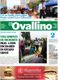 Portada de El Ovallino (Chile)