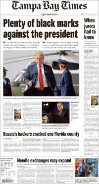 Portada de Tampa Bay Times (USA)