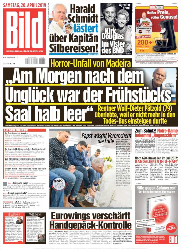 Portada de Bild (Alemania)