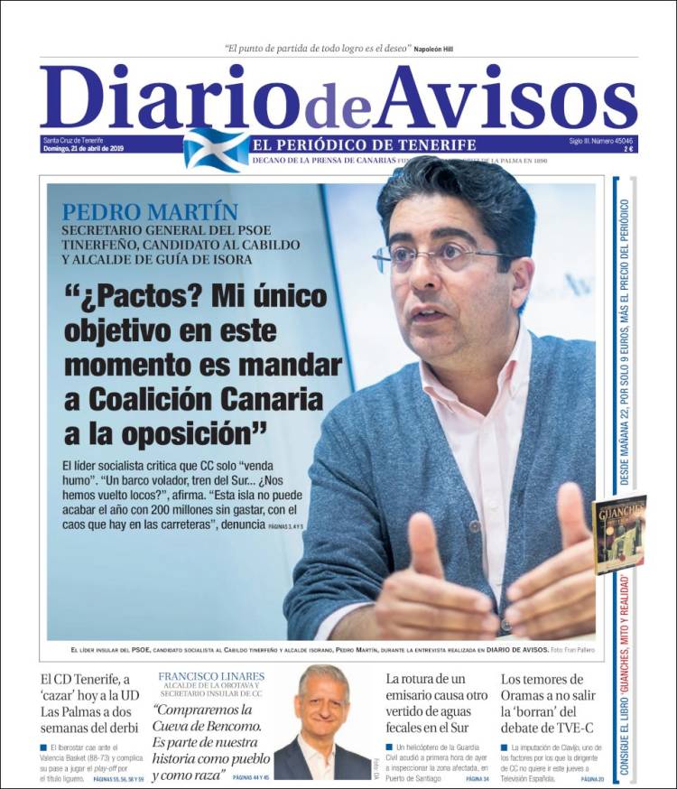 Portada de Diarios de Avisos (Espa&ntilde;a)