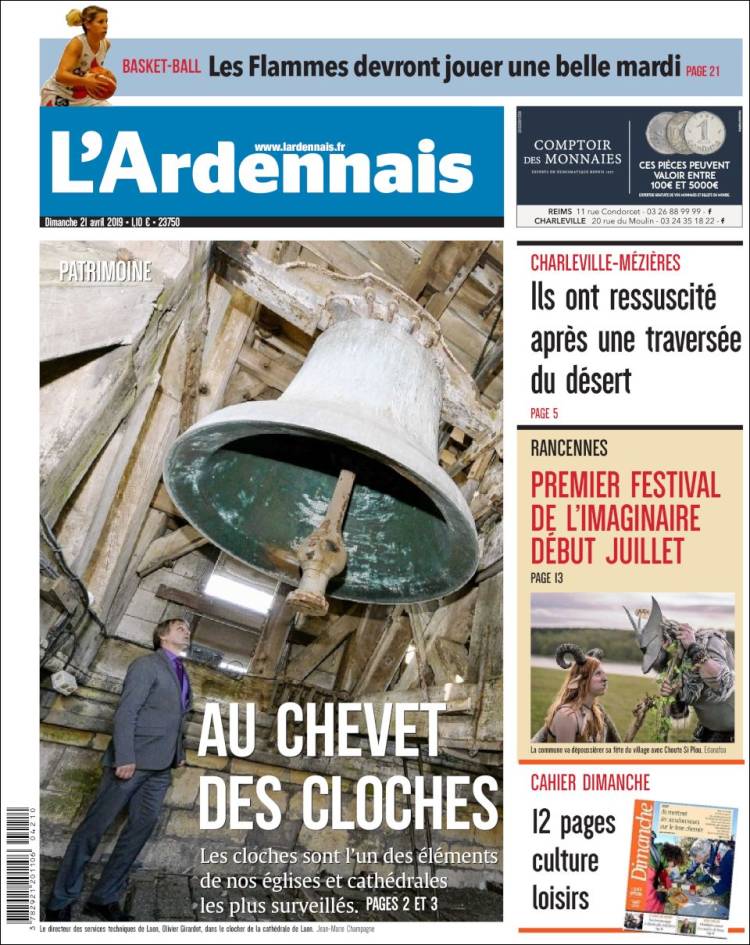 Portada de L'Ardenais (Francia)