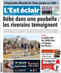 Portada de L'Est Eclair (Francia)