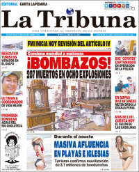 Portada de La Tribuna (Honduras)