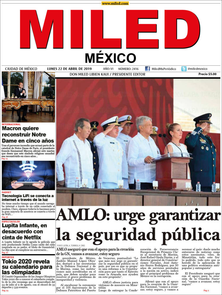 Portada de Miled (Mexico)