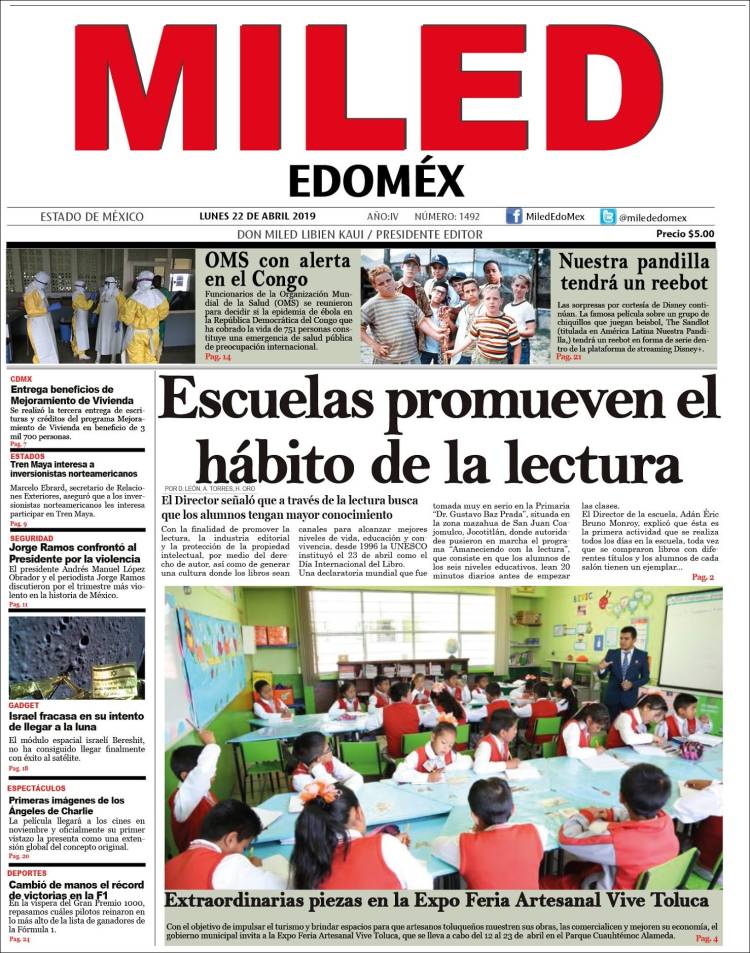 Portada de Miled - Estado de México (Mexico)