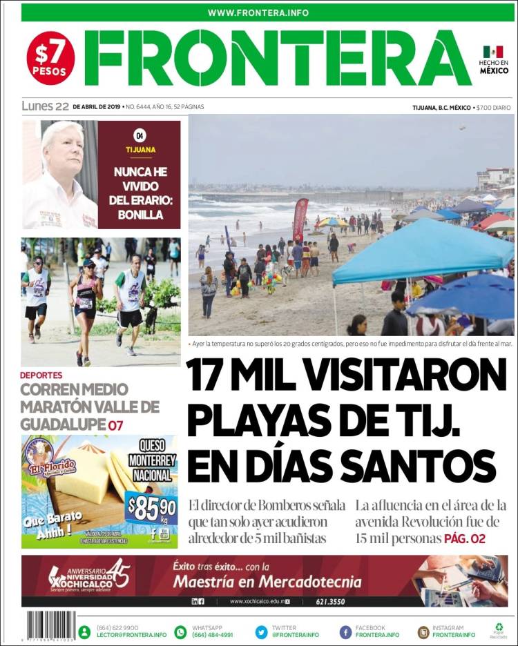 Portada de Frontera (Mexico)