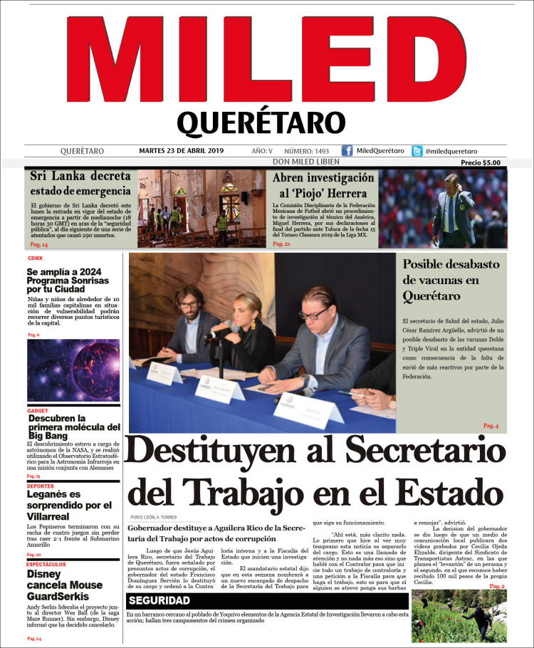 Portada de Miled - Querétaro (M&eacute;xico)