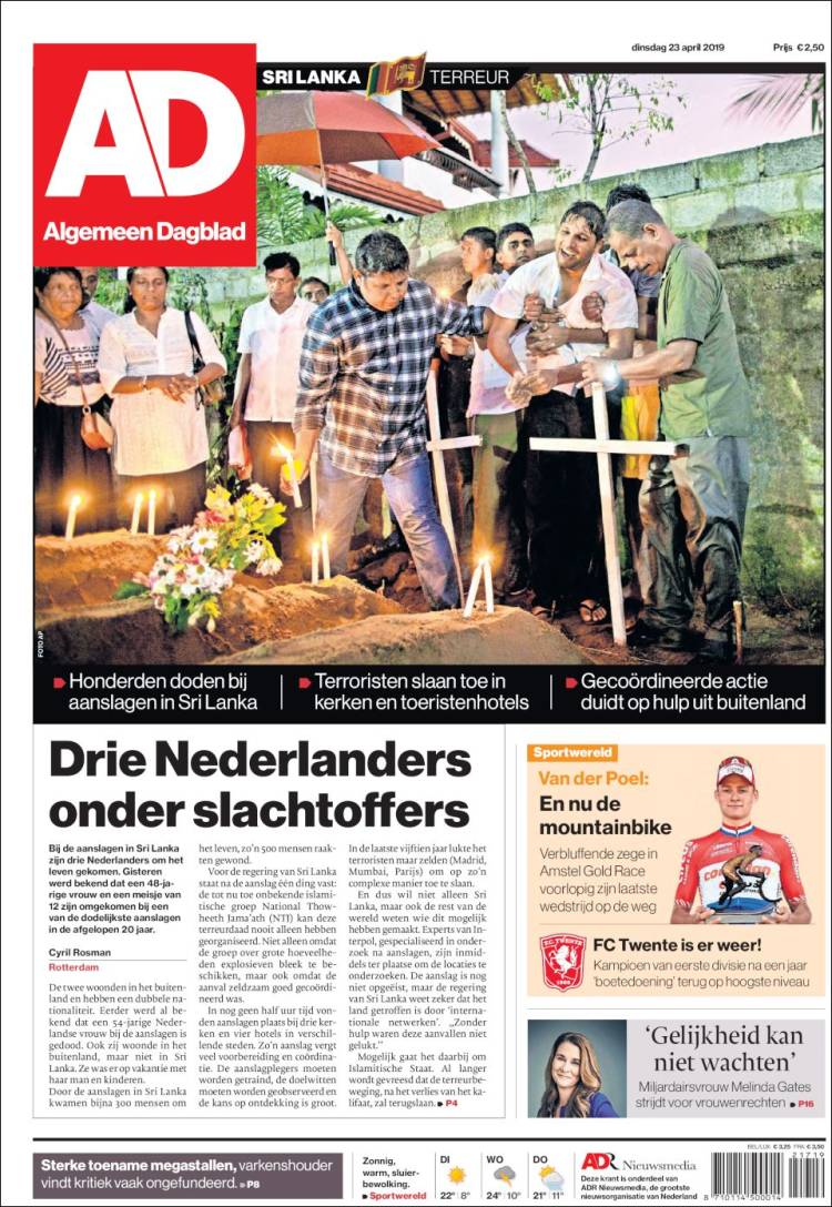 Portada de AD (Pa&iacute;ses Bajos)