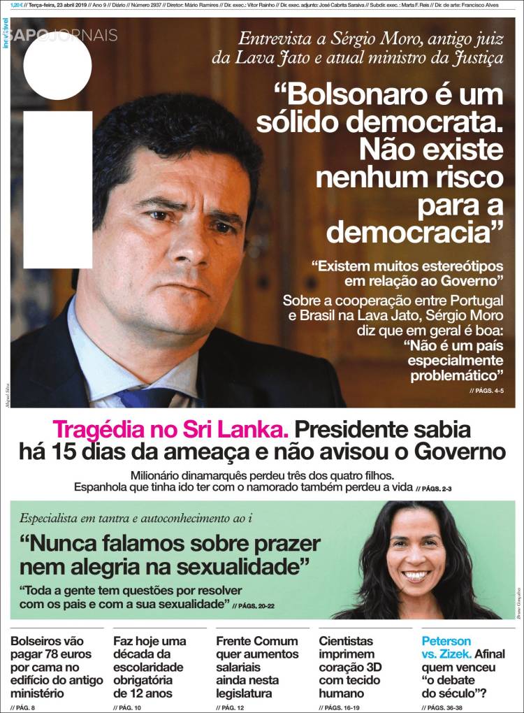 Portada de I - informação (Portugal)