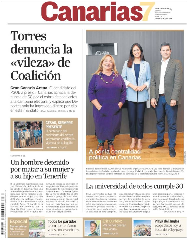 Portada de Canarias 7 - Fuerteventura (Espa&ntilde;a)