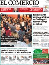 Portada de El Comercio - Gijón (Espa&ntilde;a)