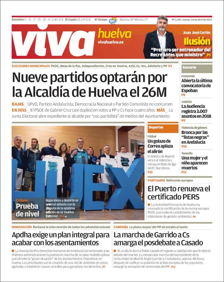 Portada de Viva Huelva (Espa&ntilde;a)
