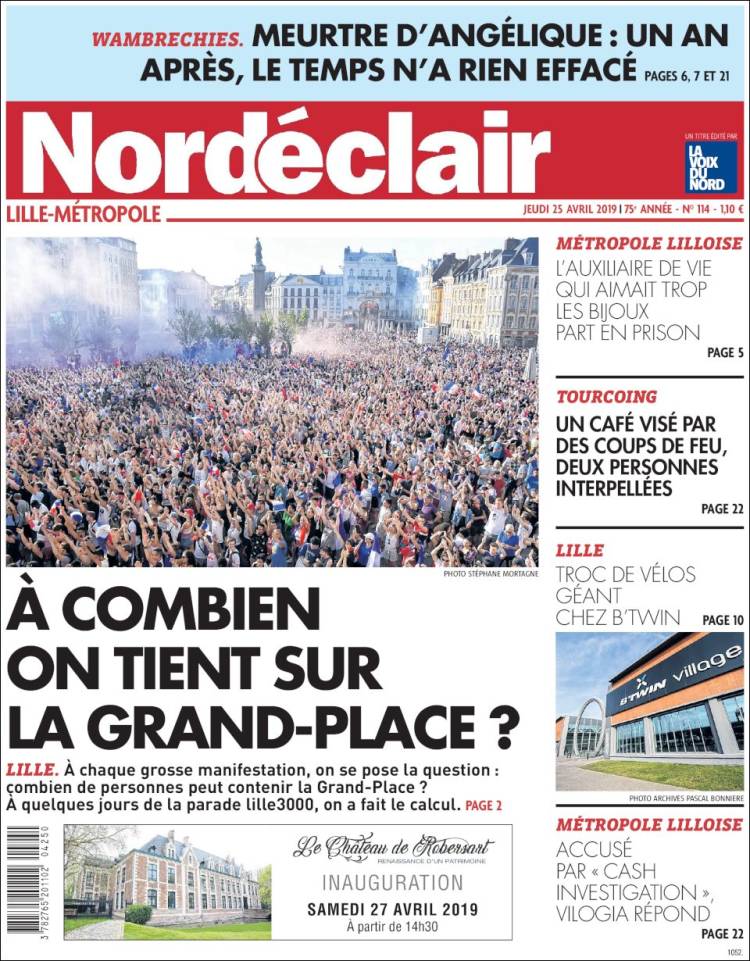 Portada de Nord Éclair (Francia)
