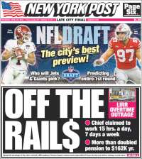 Portada de New York Post (USA)