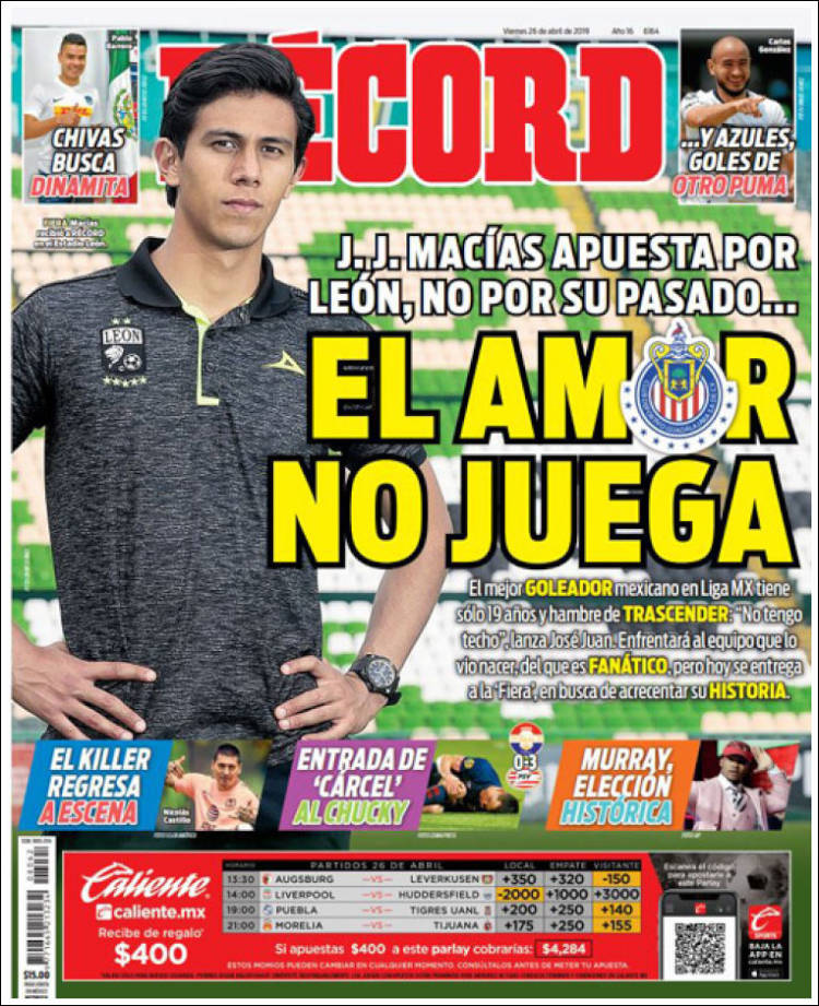 Portada de Record (México)