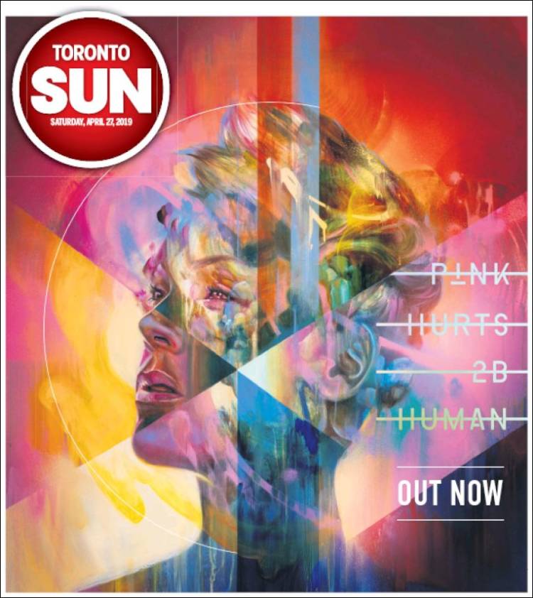 Portada de The Toronto Sun (Canadá)