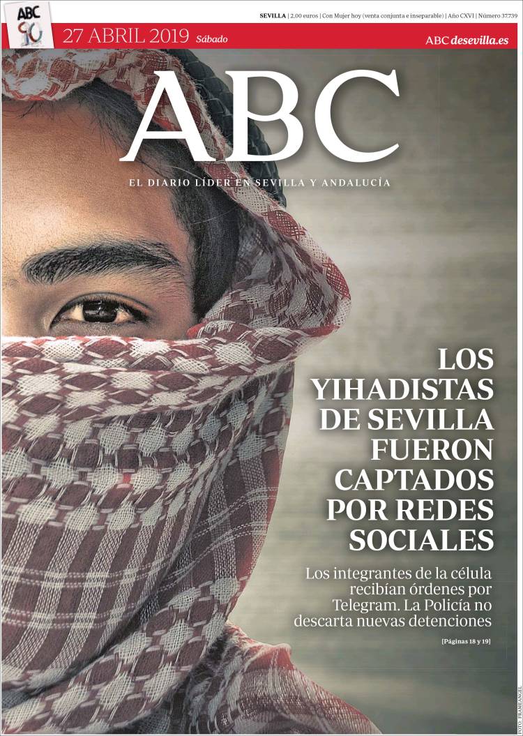 Portada de ABC - Sevilla (España)