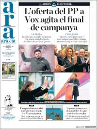 Portada de Ara (Spain)