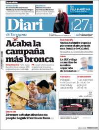 Portada de Diari de Tarragona (Spain)