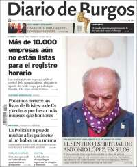 Portada de Diario de Burgos (Spain)